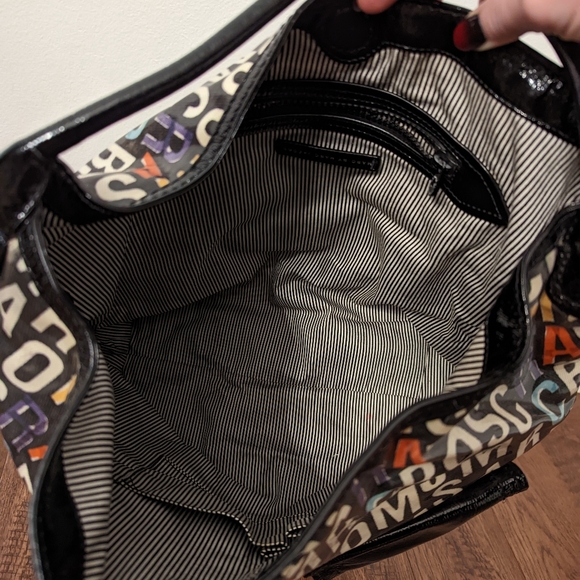 Marc by Marc Jacobs patent mulit-color letter bag - Picture 3 of 4